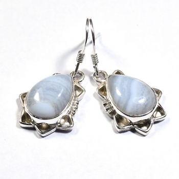 925 sterling silver semi precious gemstone earrings