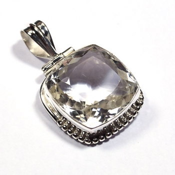 Latest design top quality silver crystal pendant