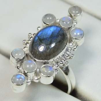 925 silver gemstone ring