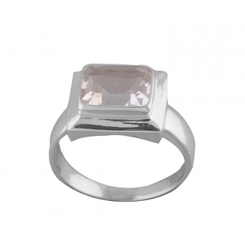 925 silver crystal quartz stone ring for girls