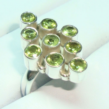 Top design best selling handmade sterling silver gemstone ring jewelry
