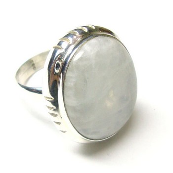925 sterling silver rainbow moonstone ring