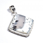 925 silver dendrite agate fashion pendant