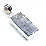 925 silver kyanite rough stone pendant 