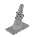 Solid 925 Sterling Silver Amethyst Ring