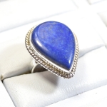 Blue Lapis Lazuli silver ring