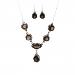 Latest setting oxidized finish set of six Indian necklace and earrings sets