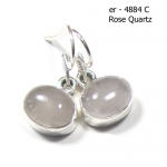 Minimal design gemstone drop earrings